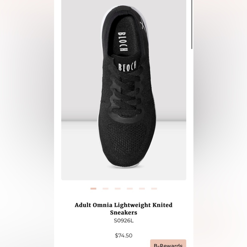 Bloch Omnia Lightweight Knited Sneakers (adult)